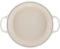 Le Creuset Braadpan Signature - Campagnard - Meringue - ø 30 Cm / 3.5 Liter -Keukenbenodigdheden Winkel Le Creuset LC 20220726 HL PS FS 21180307164430 005