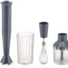 Alessi Staafmixer Set Plissé - Grijs - Michele De Lucchi - MDL10S G -Keukenbenodigdheden Winkel MDL10S G A4 3500pxl
