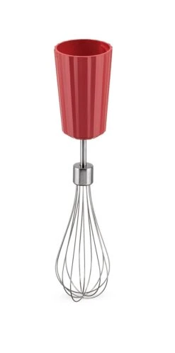 Alessi Staafmixer Set Plissé - Rood - Michele De Lucchi - MDL10S R -Keukenbenodigdheden Winkel MDL10 FRU R