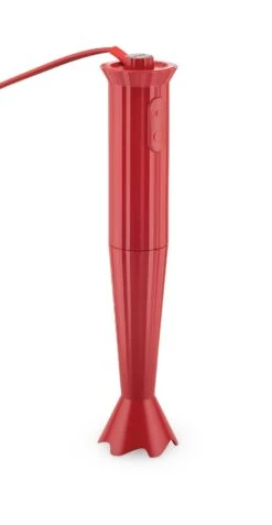 Alessi Staafmixer Set Plissé - Rood - Michele De Lucchi - MDL10S R -Keukenbenodigdheden Winkel MDL10 blender 2