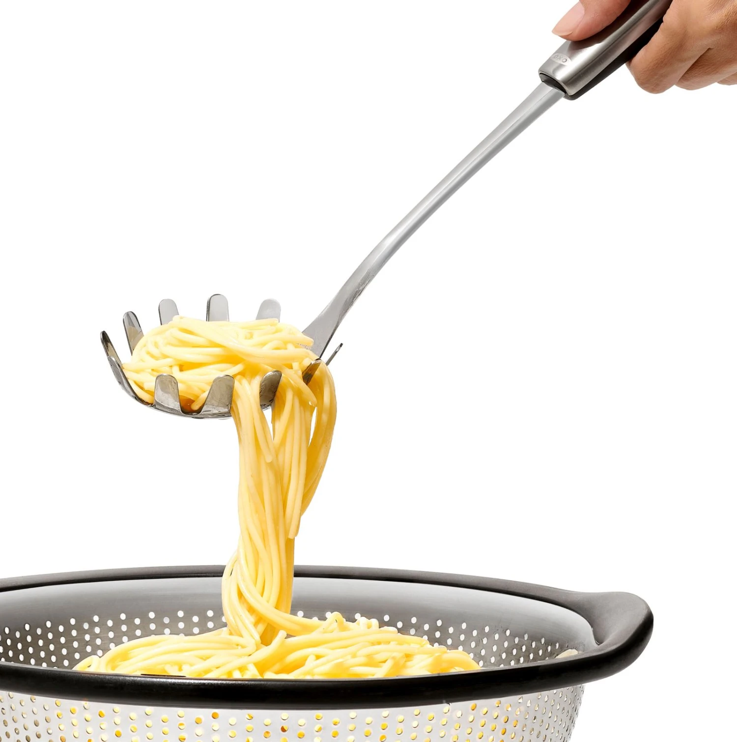 OXO Good Grips Spaghettilepel Steel 4 OXO Good Grips Spaghettilepel Steel - Afbeelding 2