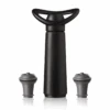 Vacu Vin Wijnpomp Met 2 Wijnstoppers - Wine Saver Concerto - Zwart -Keukenbenodigdheden Winkel Productafbeeldingen CL 54 3