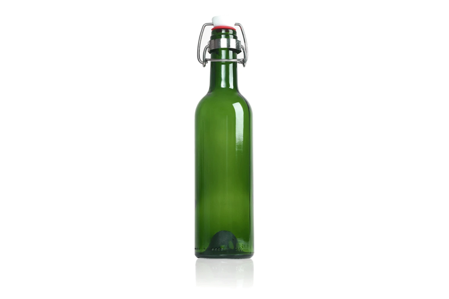 Rebottled Beugelfles / Weckfles - Groen - 375 Ml - Gemaakt Van Gerecyclede Wijnflessen