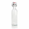 Rebottled Beugelfles / Weckfles - Transparant - 375 Ml - Gemaakt Van Gerecyclede Wijnflessen -Keukenbenodigdheden Winkel Rebottled Beugelfles Transparant 375 ml