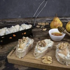 Boska Raclette ToGo Milano -Keukenbenodigdheden Winkel Recept partyclette blauwe kaas peer walnoot 3