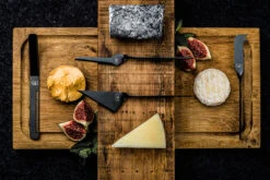 Laguiole Style De Vie Kaasmes En Botermes Zwart- 6 Stuks -Keukenbenodigdheden Winkel SDVCheese6Black