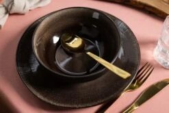 Studio Tavola Serviesset Samos - 18-delig / 6 Personen -Keukenbenodigdheden Winkel ST Dark Brown 3 1