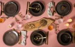 Studio Tavola Kommen Samos ø 17 Cm - 6 Stuks -Keukenbenodigdheden Winkel ST Dark Brown 7 3