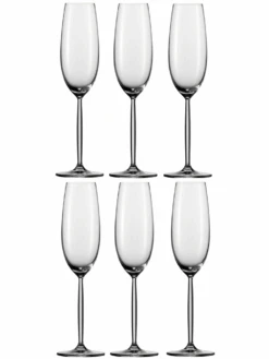 Schott Zwiesel Champagneglazen Diva - 220 Ml - 6 Stuks -Keukenbenodigdheden Winkel Schott Zwiesel Champagneglazen diva 0