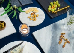 Jay Hill Dienblad - Met Handvatten - Marmer - Grijs - 30 X 20 Cm 11 Jay Hill Dienblad - Met Handvatten - Marmer - Grijs - 30 X 20 Cm -Keukenbenodigdheden Winkel Serveerplank Grijs 7 2