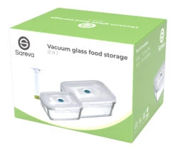 Sareva Vacuum Ovenschalen / Vershoudbakjes - Hittebestendig Glas - 3 Delige Set / 970 Ml + 1.7 Ltr 13 Sareva Vacuum Ovenschalen / Vershoudbakjes - Hittebestendig Glas - 3 Delige Set / 970 Ml + 1.7 Ltr -Keukenbenodigdheden Winkel Set Of 2 Current View