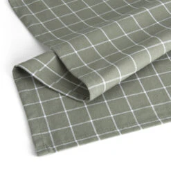 Walra Keukendoeken Set Cubes Uni, Stripes & Blocks Legergroen 50 X 70 Cm - 3 Stuks -Keukenbenodigdheden Winkel WALRA KT DRYWITHBLOCKS 50X70 ARMYGREEN PS 2