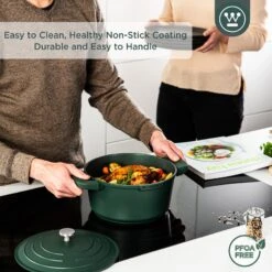 Westinghouse Braadpan Performance - Gracious Green - ø 28 Cm / 6.7 Liter -Keukenbenodigdheden Winkel WCCC0095024SG 4 1