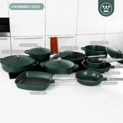Westinghouse Braadpan Performance - Gracious Green - ø 28 Cm / 6.7 Liter -Keukenbenodigdheden Winkel WCCC0095024SG 6 1