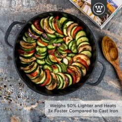 Westinghouse Hapjespan Performance - Blissful Black - ø 28 Cm / 4.1 Liter - Standaard Anti-aanbaklaag -Keukenbenodigdheden Winkel WCCC0095L28BK 2