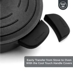 Westinghouse Hapjespan Performance - Blissful Black - ø 28 Cm / 4.1 Liter - Standaard Anti-aanbaklaag -Keukenbenodigdheden Winkel WCCC0095L28BK 5