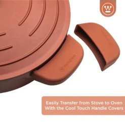 Westinghouse Hapjespan Performance - Rebel Red - ø 28 Cm / 4.1 Liter - Standaard Anti-aanbaklaag -Keukenbenodigdheden Winkel WCCC0095L28OR 5