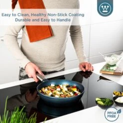 Westinghouse Koekenpan Performance - Bravery Blue - ø 28 Cm - Standaard Anti-aanbaklaag 12 Westinghouse Koekenpan Performance - Bravery Blue - ø 28 Cm - Standaard Anti-aanbaklaag -Keukenbenodigdheden Winkel WCFP0095024BL 4 1