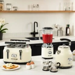Westinghouse Blender Retro Collections - Vanilla White - 1.5 Liter - WKBE221WH -Keukenbenodigdheden Winkel WKBE221WH Retro Table Blender 5 600x600 1