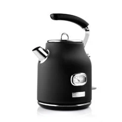 Westinghouse Waterkoker Retro Collections - 2200 W - Liquorice Black - 1.7 Liter - WKWKH148BK -Keukenbenodigdheden Winkel WKWK148BK Retro Kettle 1