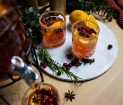 Jay Hill Snijplank / Serveerplank / Borrelplank Marmer - Grijs - ø 30 Cm -Keukenbenodigdheden Winkel Winterse cocktail 10