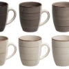 Studio Tavola Mokken Vintage Loft 350 Ml - 6 Stuks 1 Studio Tavola Mokken Vintage Loft 350 Ml - 6 Stuks -Keukenbenodigdheden Winkel beker01 set 1