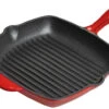 Blackwell Grillpan - Gietijzer - Rood - 27 X 27 Cm - Zonder Anti-aanbaklaag -Keukenbenodigdheden Winkel item 2 9