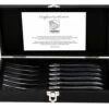 Laguiole Style De Vie Steakvorken Luxury Line Zwart Ebbenhout 6 Stuks