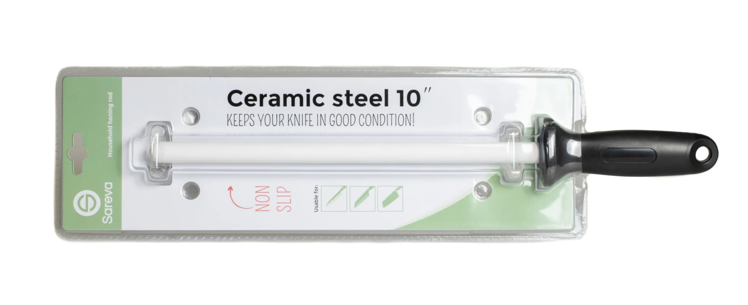 Sareva Keramische Aanzetstaal - 25 Cm 4 Sareva Keramische Aanzetstaal - 25 Cm - Afbeelding 2