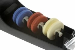 Minosharp Messenslijper / Waterslijper 0550BR Plus 3 -Keukenbenodigdheden Winkel minosharp waterslijper 0550BR wieltjes