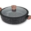 Westinghouse Hapjespan Marble Wood - ø 28 Cm / 4.5 Liter - Standaard Anti-aanbaklaag -Keukenbenodigdheden Winkel new handle low casserole5B225D