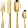 Sambonet Bestekset Flat - Goud - 24 Delig / 6 Personen -Keukenbenodigdheden Winkel sambonet bestekset flat goud