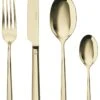 Sambonet Bestekset Linear - Champagne - 24 Delig / 6 Personen 1 Sambonet Bestekset Linear - Champagne - 24 Delig / 6 Personen -Keukenbenodigdheden Winkel sambonet bestekset linear champagne