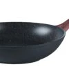 Sambonet Wokpan Rock 'n' Rose - Zwart - ø 28 Cm - Standaard Anti-aanbaklaag -Keukenbenodigdheden Winkel sambonet wokpan rock n rose zwart
