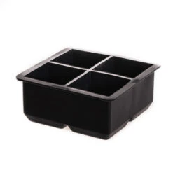 Sareva IJsblokjesvorm - 4 Grote Ijsblokjes - Siliconen - Easy Release - Herbruikbaar -Keukenbenodigdheden Winkel sereva ijsblokken manen 4stuks 1