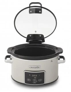 Crockpot Slowcooker - Digitaal - 3.5 Liter - CR060 -Keukenbenodigdheden Winkel slowcooker beige 2