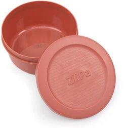 ZiiPa Pizzadeeg Doos - ø 16 Cm / 250 Gram - Terracotta - 6 Stuks -Keukenbenodigdheden Winkel spetina 6 pizza dough boxes terracotta 2