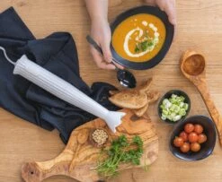 Alessi Staafmixer Plissé - 2 Standen - Wit - Michele De Lucchi - MDL10 W -Keukenbenodigdheden Winkel staafmixer 1 1