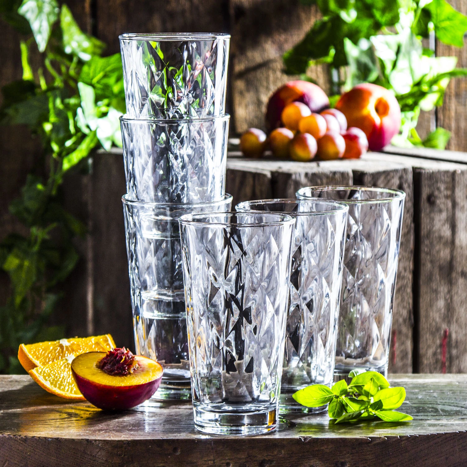 Bormioli Rocco Longdrinkglazen Kaleido - 370 Ml - 6 Stuks 3 Bormioli Rocco Longdrinkglazen Kaleido - 370 Ml - 6 Stuks - Afbeelding 2