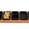 Bowls & Dishes Serveerplank / Tapasplank Streetfood 7-vaks Zwart - XXL -Keukenbenodigdheden Winkel vbb1869.zw 4 1