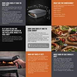 Witt Pizza Oven Etna Rotante - Op Gas Voor Buiten - Mat Grafiet - Voor ø 40 Cm Pizza's - Roterende Pizzasteen -Keukenbenodigdheden Winkel wp etna rotante ecom graphite 008